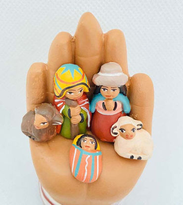 Picture of Powerful Hand.Nativity Scene.