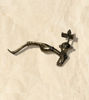 Picture of “Whispers of Knowledge” Dhokra Art Brass Figurine: Woman Engrossed in a Book