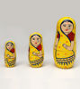 Picture of Handcrafted Traditional Wooden Nesting Doll Set of 3