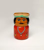 Picture of Wooden Toy For Kids Wooden Red Pencil Holder Traditional Indian Toy Table Decor- Channapatna Toys