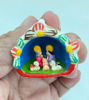 Picture of Tiny Retablo Nativity Scene.
