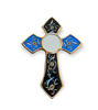 Picture of Handcrafted 6" Peruvian Cross Mirror | Silver Leaf Vintage Decor