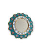 Picture of Handcrafted Vintage Peruvian Mirror | Gold Leaf Round Mirror