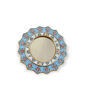 Picture of Handcrafted Vintage Peruvian Mirror | Gold Leaf Round Mirror