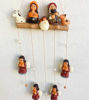 Picture of Terracotta Wind Chime Nativity Scene | Handmade Home Decor