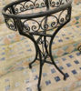 Picture of All White Handmade Outdoor Coffee Table – Intricate Moroccan Mosaic Bistro Table