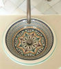 Picture of 14" Custom Ceramic Sink - Bathroom Washbasin Hand-painted Inside & Out