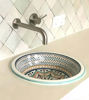 Picture of 14" Custom Ceramic Sink - Bathroom Washbasin Hand-painted Inside & Out