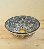 Picture of Handcrafted Farmhouse KHEL Basin - Mid-Century Modern Vanity Sink - Brushed Solid Brass Rim - Fish Scales Minimalist Design Sink + Gift