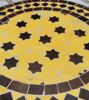 Picture of Brown And Yellow Handmade Mosaic Table, Outdoor & Indoor Coffee Table