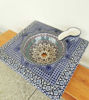 Picture of Customizable Ceramic & Mosaic Wall-Mounted Console Sink – Handmade Antique Washbasin in Mid-Century Style