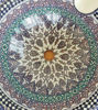 Picture of Customizable Ceramic & Mosaic Wall-Mounted Console Sink – Handmade Antique Washbasin in Mid-Century Style