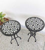 Picture of Black & white Mosaic Coffee Table