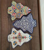 Picture of Christmas Tree Plates - Xmas Handmade Decorative Plates