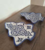 Picture of Christmas Tree Plates - Xmas Handmade Decorative Plates