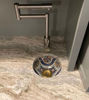 Picture of Bohemian Drop In Sink - Mid Century Modern Bathroom Sink - Ceramic Washbasin - Handmade Ceramic Sink - Vanity Sink - Countertop Basin