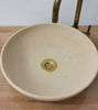 Picture of Custom Made Patina Raw Clay Handcrafted Bathroom Vessel Sink - Vanity Sink