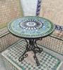 Picture of Custom Green Zellige Table - Mosaic Table Art - Mid Century Mosaic Table - Handmade Coffee Table For Outdoor & Indoor - Free US/UK Shipping