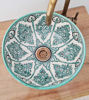 Picture of Bucket Shaped Bathroom Sink – Mid Century Modern Ceramic Vessel Basin – Handpainted Moroccan Vanity Sink with Drain (8”–20”)