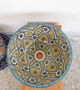 Picture of Customizable Hand-Painted Ceramic Vessel/Drop-In Sink – Moroccan Artisan Bathroom Basin
