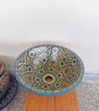 Picture of Customizable Hand-Painted Ceramic Vessel/Drop-In Sink – Moroccan Artisan Bathroom Basin