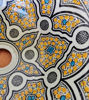 Picture of Customizable Hand-Painted Ceramic Vessel/Drop-In Sink – Moroccan Artisan Bathroom Basin