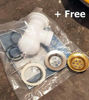 Picture of Customizable Hand-Painted Ceramic Vessel/Drop-In Sink – Moroccan Artisan Bathroom Basin