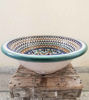 Picture of CUSTOMIZABLE Ceramic Vessel / Drop In Sink, Bathroom Ceramic Sink Bowl, HandPainted Ceramic Basin, Bathroom Improvement, Bathroom Remodeling