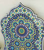 Picture of Customizable Moroccan Mosaic Wall Water Fountain – Handmade Mid-Century Outdoor Decor