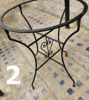 Picture of Handcrafted Mosaic Table - Mid Century Modern Mosaic Table Art