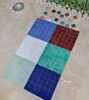 Picture of Handmade Emerald Green Terracotta Zellige Tiles – 50x50mm Moroccan Mosaic for Kitchen & Bathroom