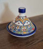 Picture of FEZ Handmade and Hand-Painted Tagine - Large Tagine Pot - Cooking & Serving Pot - Ceramic Kitchenware - Clay cooking pot - LEAD FREE