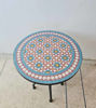 Picture of Customizable Turquoise Mosaic Table – Handmade Moroccan Zellige Coffee Table for Indoor & Outdoor Spaces