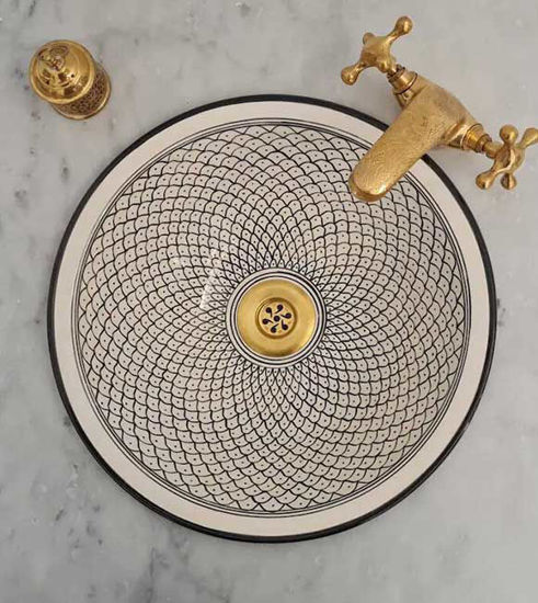 Picture of Fish Scales Bathroom Sink