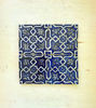 Picture of Handpainted Zellige 4x4 Blue Handmade Tiles - CUSTOMIZABLE Tiles for Kitchen Remodeling and Bathroom Projects