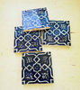 Picture of Handpainted Zellige 4x4 Blue Handmade Tiles - CUSTOMIZABLE Tiles for Kitchen Remodeling and Bathroom Projects