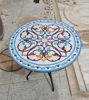 Picture of Handmade Zellige Outdoor Table - Patio Fourniture Improving - Mid Century Modern Coffee, Dining Table - +500 Tiles Handcrafted Table - GIFT