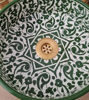 Picture of Green Moroccan Bathroom Sink – Handmade Ceramic Vessel Basin | Countertop & Mid-Century Modern Wash Bowl