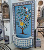 Picture of Handmade Mid-Century Moroccan Mosaic Wall Fountain – Outdoor Garden & Patio Decor
