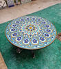 Picture of Mid-Century Modern Zellige Table – Custom-Made Moroccan Mosaic Coffee Table