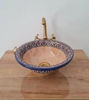 Picture of Natural Terracotta Mid Century Modern Bathroom Sink – Handmade Ceramic Washbasin – Countertop or Undermount Vanity Basin