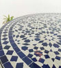 Picture of Customizable Solid Mosaic Table – Mid Century Moroccan Coffee Table for Outdoor & Indoor Use