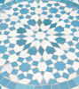 Picture of Turquoise Handcrafted Mosaic Table, Indoor & outdoor Bistro Table