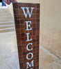 Picture of Zellige WELCOME Sign - Handcrafted Welcome Sign Front Door - Farmhouse Welcome Sign - Mid Century Modern Welcome Sign - Housewarming Gift