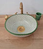Picture of Unusual shaped Custom Made 12"x10" Oval Vessel Sink, Bathroom Washbasin