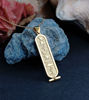 Picture of Egyptian Cartouche Necklace in 925 Sterling Silver | Hieroglyphic Jewelry