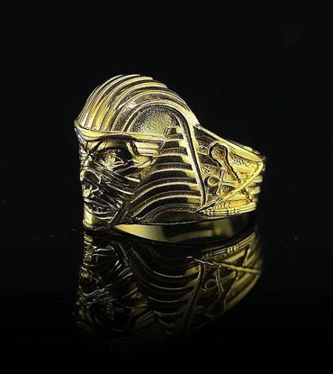 Picture of Gold Pharaoh Mummy Ring