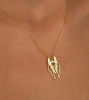 Picture of Soild Gold Anubis Necklace