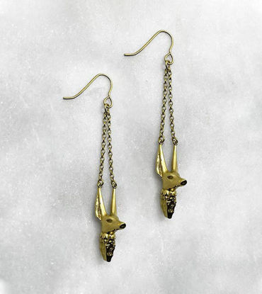 Picture of Gold Anubis Earrings
