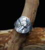 Picture of Silver Nefertiti Adjustable Ring